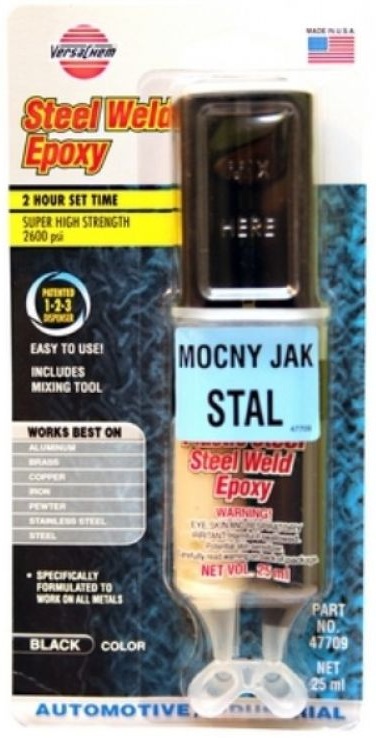 VERSACHEM STEEL WELD EPOXY KLEJ DO METALU 25G - Petrostar
