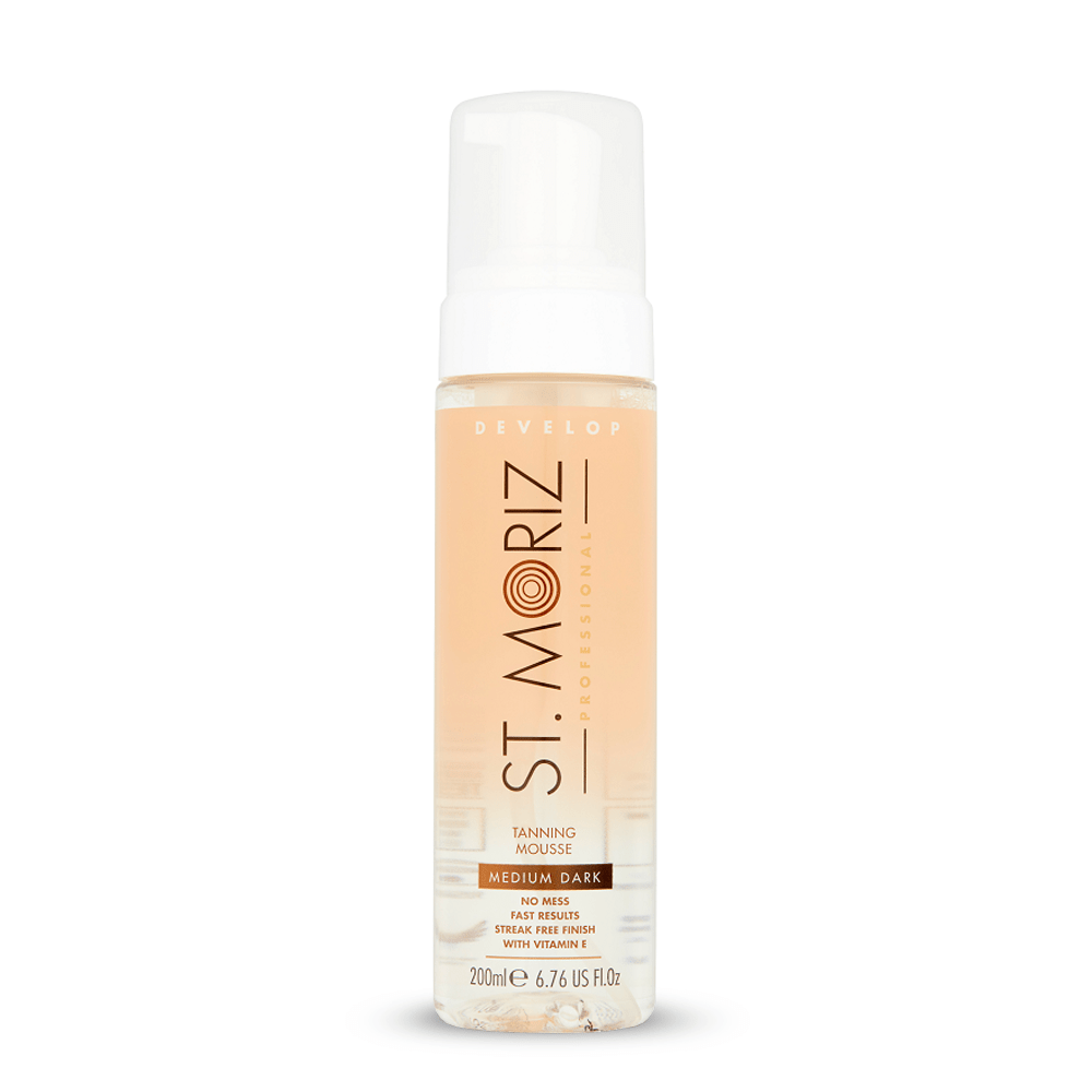 St. Moriz Professional Bezbarwny Mus Samoopalający (odcień średni), 200ml