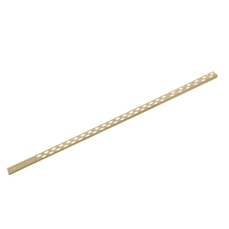 Listwa spadkowa Vogi lewa złota 120 cm stalowa 1 szt.