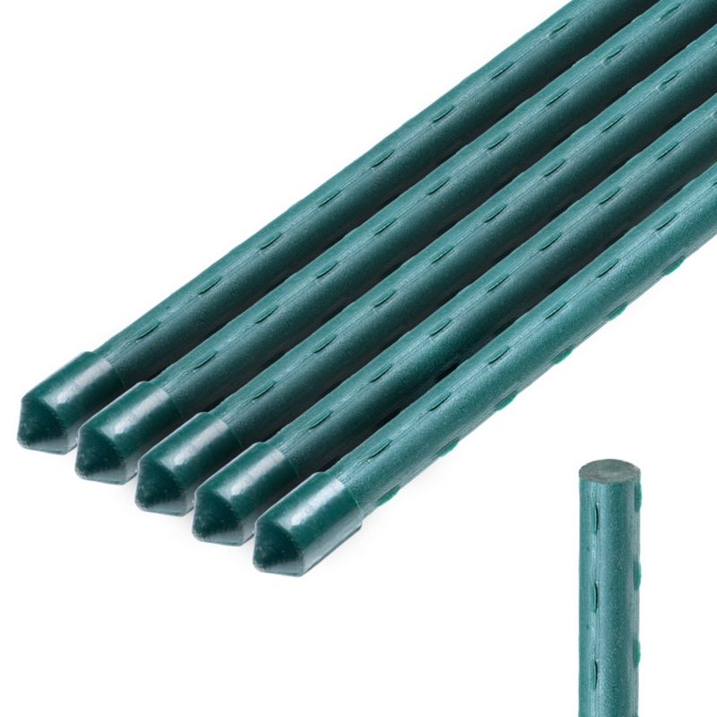 Tyczka Do Roślin KADAX Podpora 90cm Tyczki Palik Pomidorów Powlekana Stal 5szt