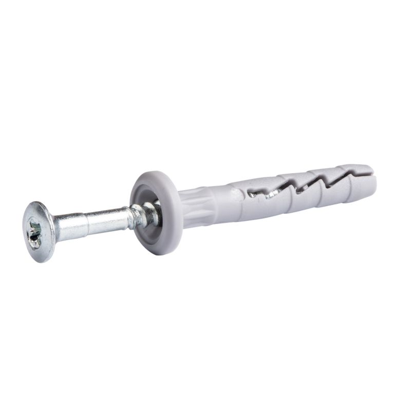 Kołek szybkiego montażu Rawlplug polipropylenowy 6 x 40 mm z kołnierzem 200 sztuk