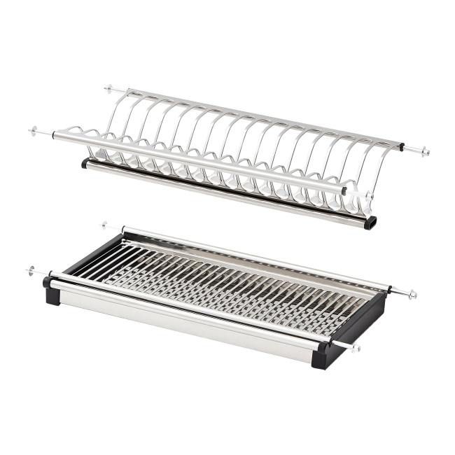 Ociekarka do zabudowy GoodHome Pebre 50 cm stalowa