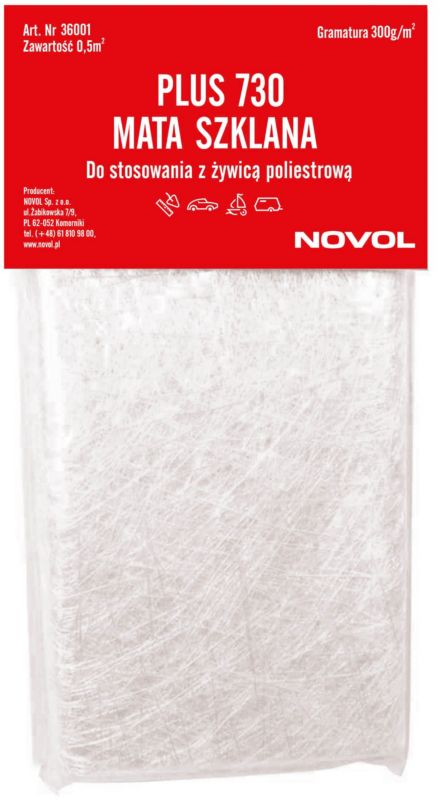Mata szklana Novol Ultra 300 g 0,5 m2