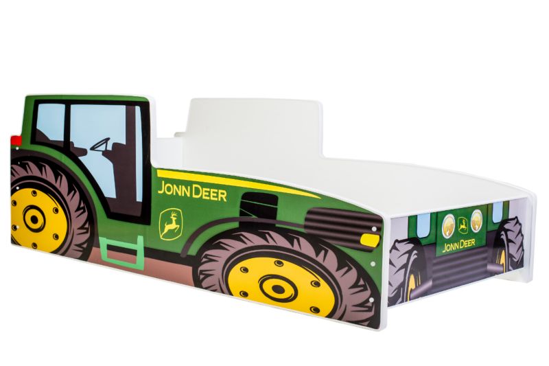 Łożko pojedyncze Kobi Traktor zielony 160x80 z materacem 1 szt.