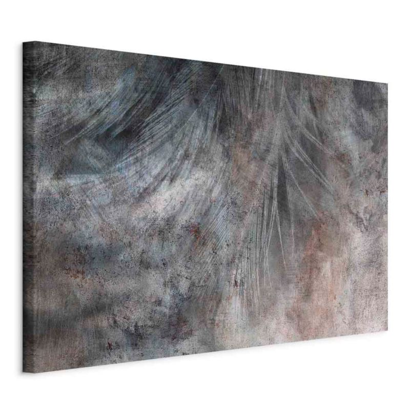 Obraz Artgeist Szarość pióra 90 x 60 cm płótno włoskie 1 szt