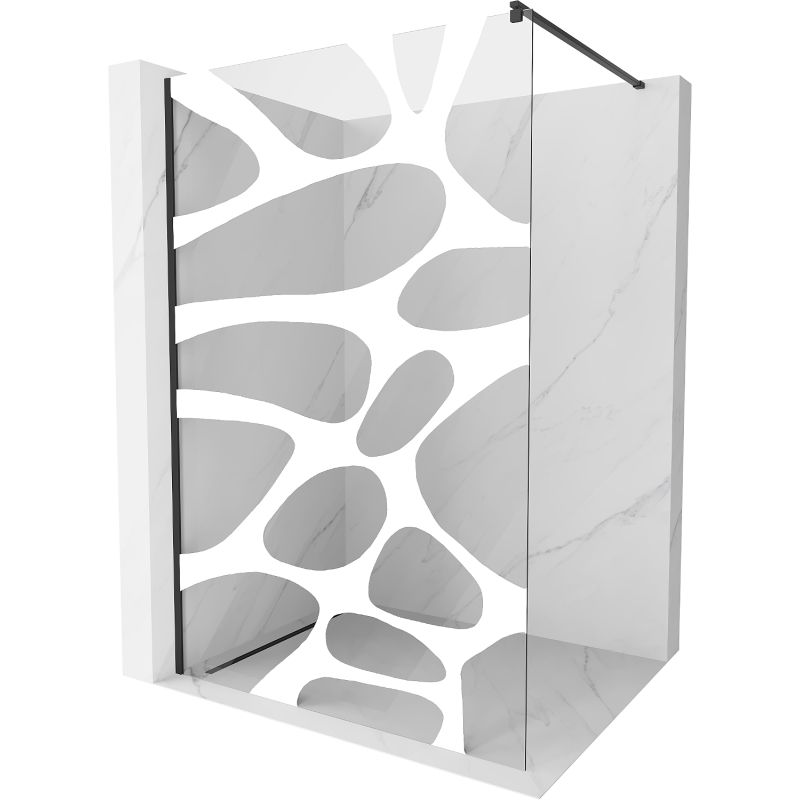 Ścianka prysznicowa Mexen Kioto biały wzór 80x200 cm 800-080-101-70-97 1 szt.