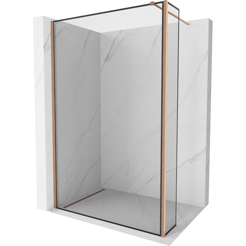 Ścianka prysznicowa Mexen Kioto czarny wzór 130x40 cm 800-130-212-65-70-040 1 szt.