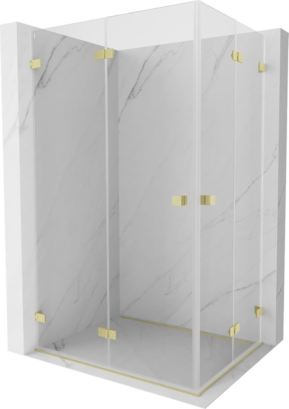 Kabina prysznicowa Mexen Lunar-F złota 80x70 cm 836-080L-070P-55-00 1 szt.