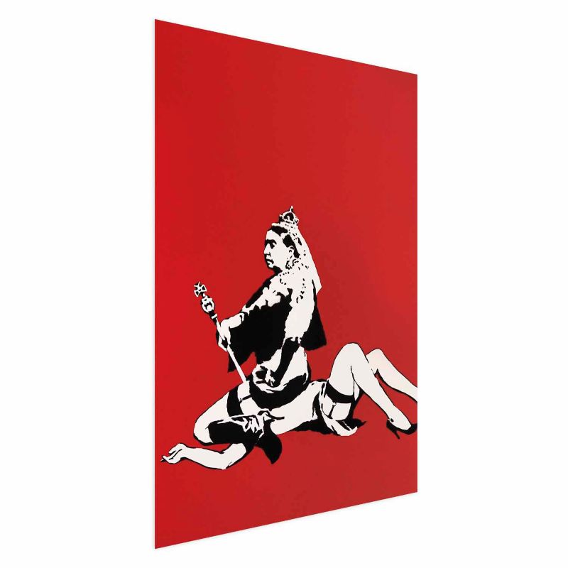 Plakat Artgeist Banksy: Queen Victoria 21x30 cm bez ramy 1 szt