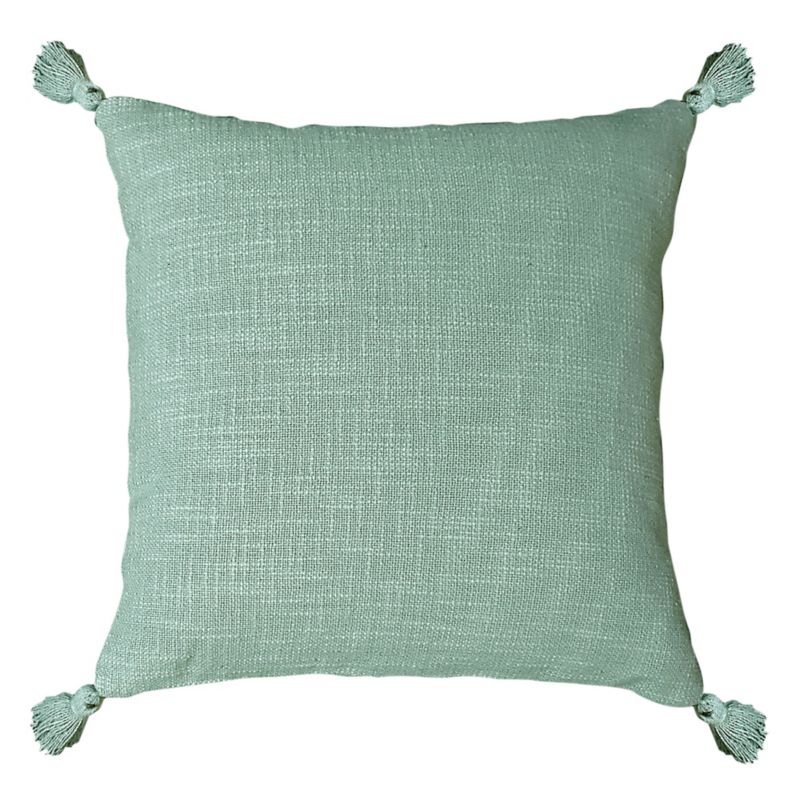 Poduszka GoodHome Twain 45 x 45 cm jasnozielona