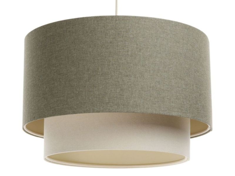 Lampa Bps Koncept wisząca ERUTAN DOUBLE 60 zielona/kremowa 1 szt