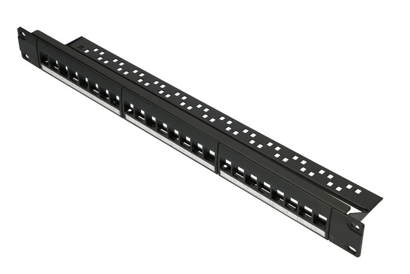 Patchpanel Extralink 24 Port UTP Modularny 24 porty czarny 1szt