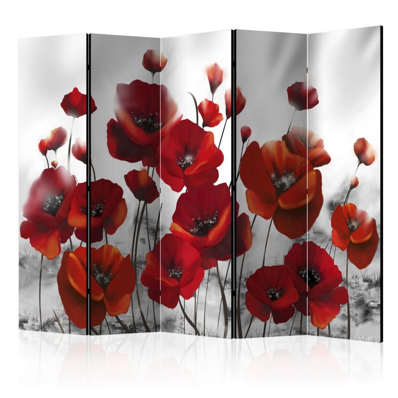 Parawan jednostronny Artgeist Kwiaty 225x172 cm Kwiaty 1 szt