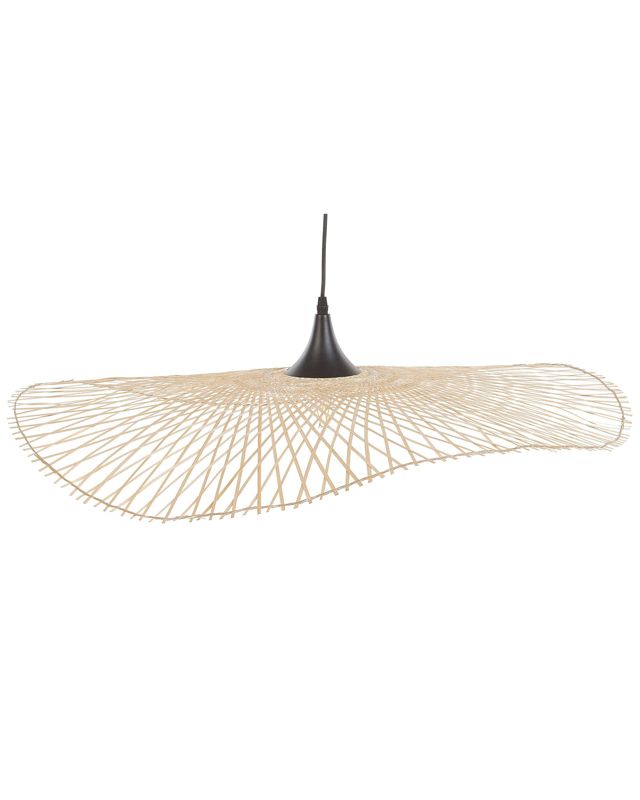 Lampa wisząca Floyd Drewno bambusowe Jasne drewno 1 szt.