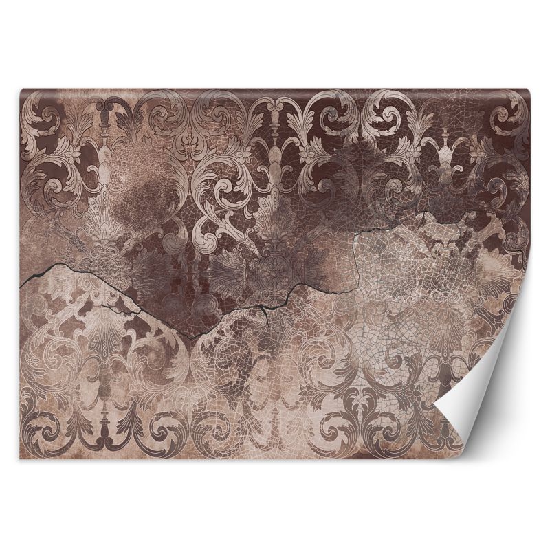 Fototapeta Feeby Brązowy ornament vintage 350x245 1 szt