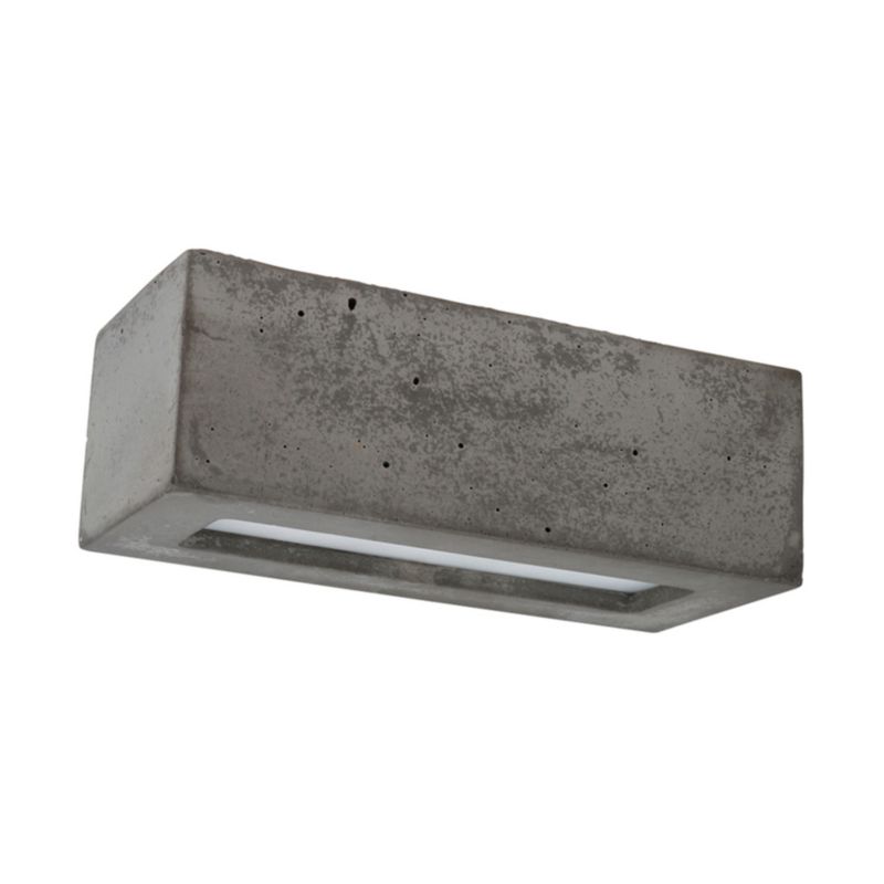 Kinkiet SPOT Light 1xE27 Max.40W Połączenie Szarego Betonu z Szronionym Szkłem, Polski Producent, 1 szt.