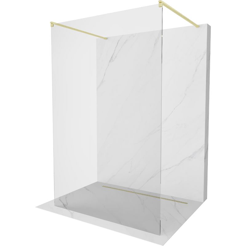 Ścianka prysznicowa Mexen Kioto złota 170x200 cm 800-170-002-55-00 1 szt.
