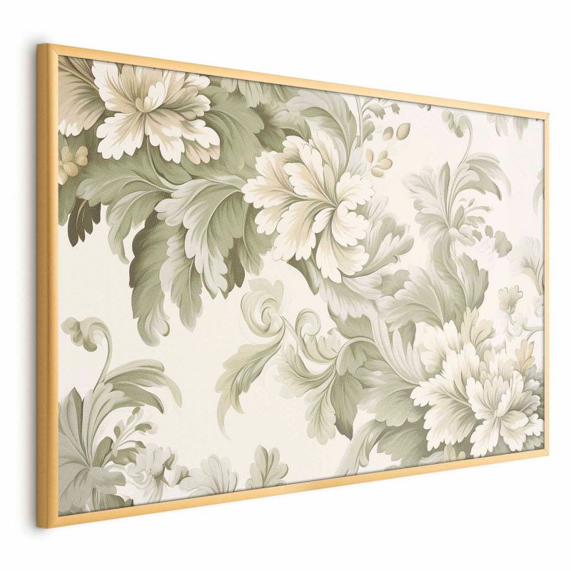 Plakat Artgeist Vintage kwiaty 90x60 cm z ramą złotą 1 szt