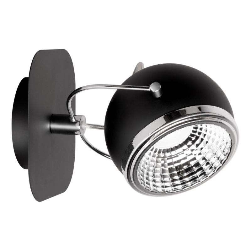 Kinkiet SPOT Light 1xGU10 LED 6W Subtelna Czerń w Industrialnym Stylu, Polski Producent, 1 szt.