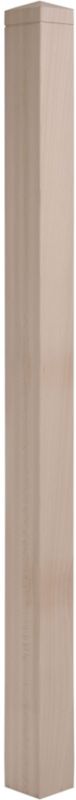 Słup bukowy Kornik 1150 x 75 x 75 mm wzór nr 14