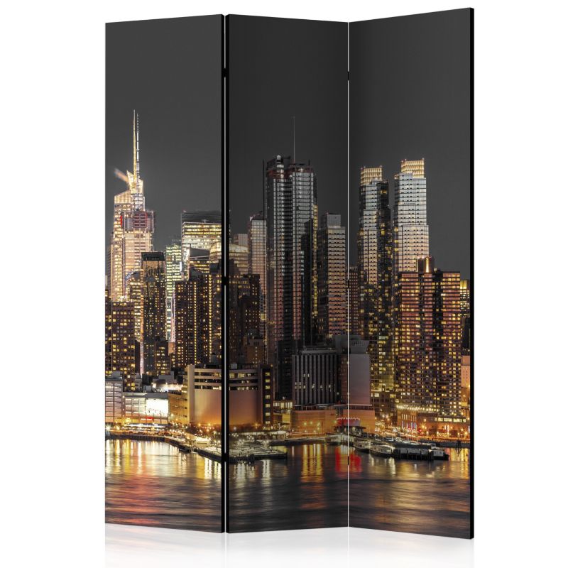 Parawan dwustronny Artgeist Miasta 135x172 cm Miasta 1 szt