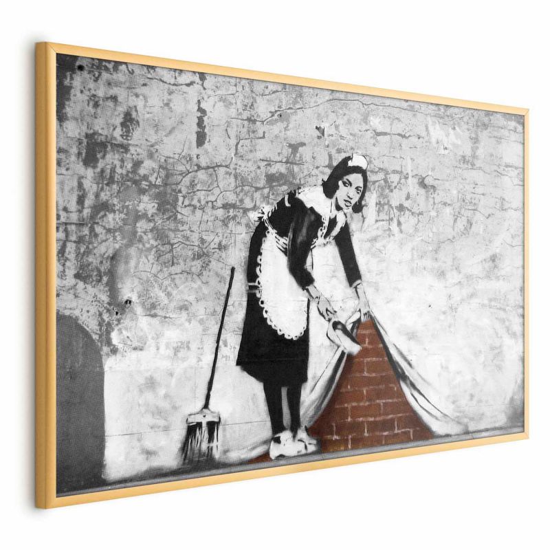 Plakat Artgeist Pokojówka 30x21 cm z ramą złotą 1 szt
