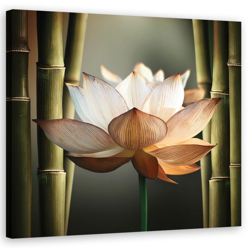 Obraz do salonu sypialni Feeby Kwiat Zen Bambus 30x30 cm 1szt