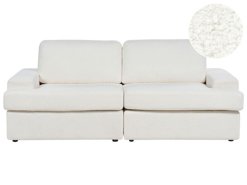 Sofa 3-osobowa boucle biała Alla 1 szt.