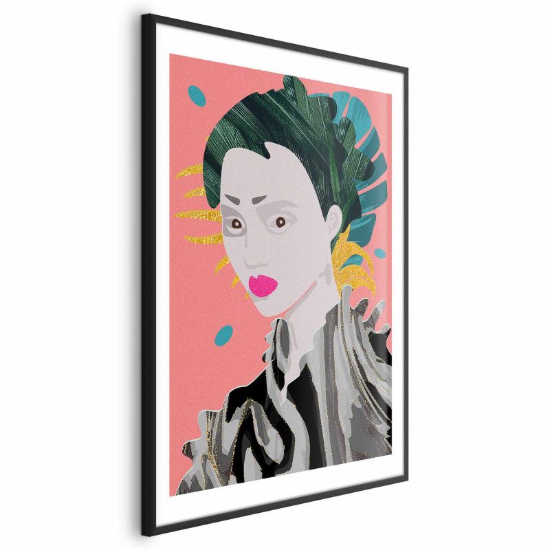 Plakat Artgeist Azjatycki styl 60x90 cm z ramą czarną 1 szt