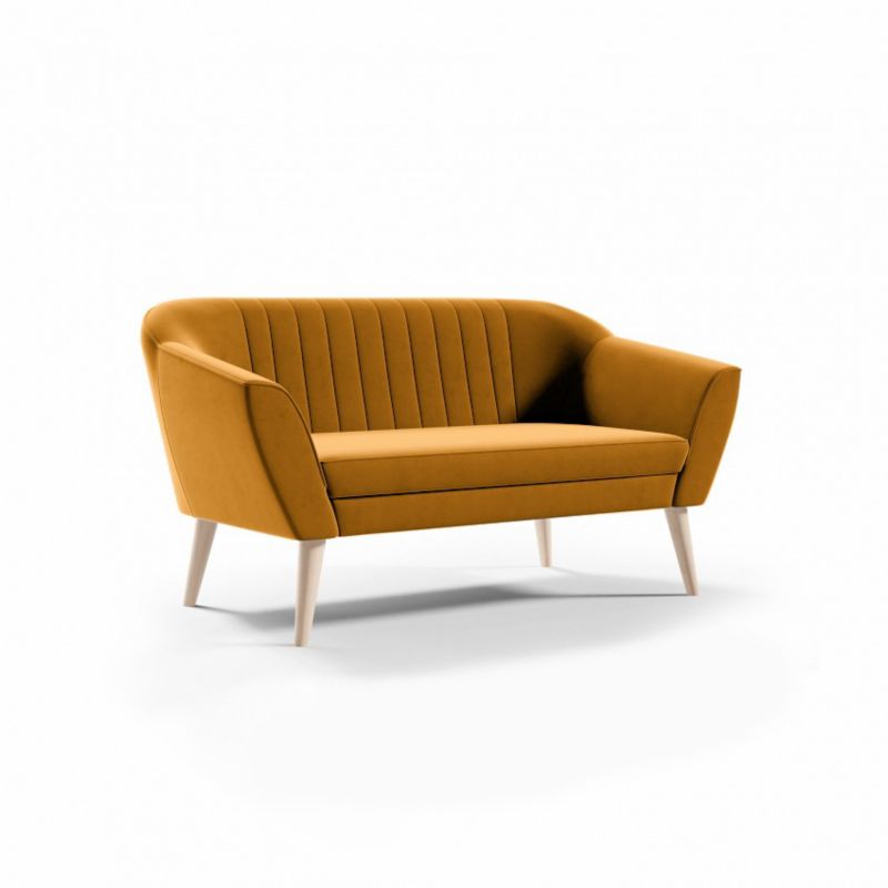 Sofa Bettso Pirs 2 140 cm z miękkim oparciem miodowa 1szt.