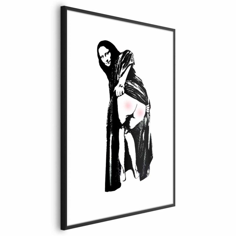 Plakat Artgeist Bolesne siedzenie 40x60 cm z ramą czarną 1 szt