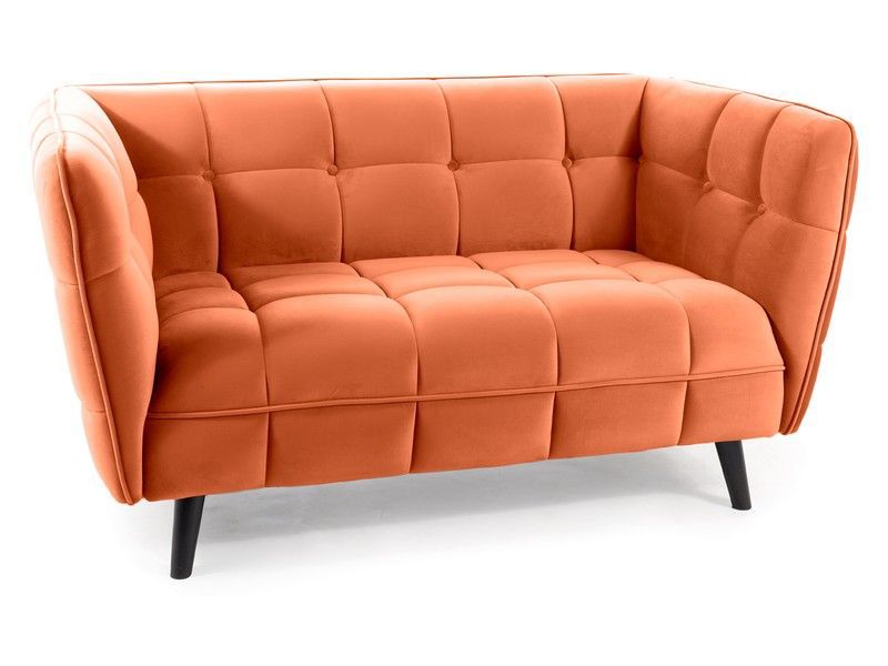 Sofa Signal CASTELLO VELVET 2 cynamonowa 1 szt