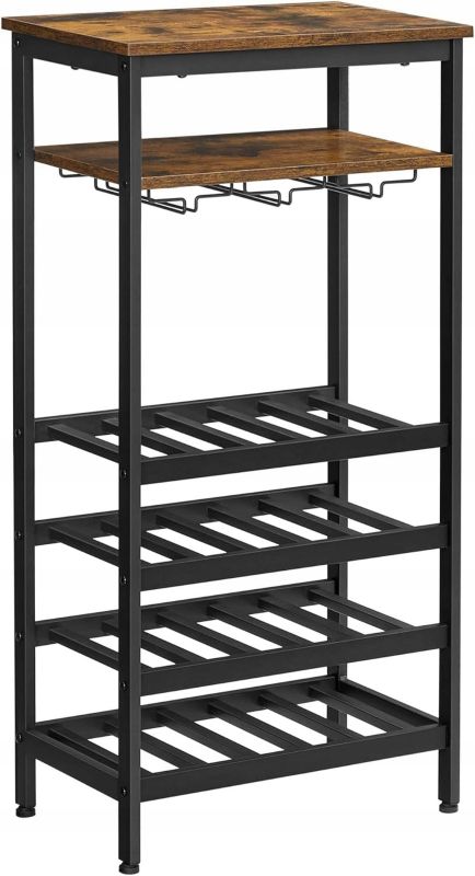 Stojak Matkam szafka 50x32 cm VAS brąz rustykalny-czarny 1 szt.