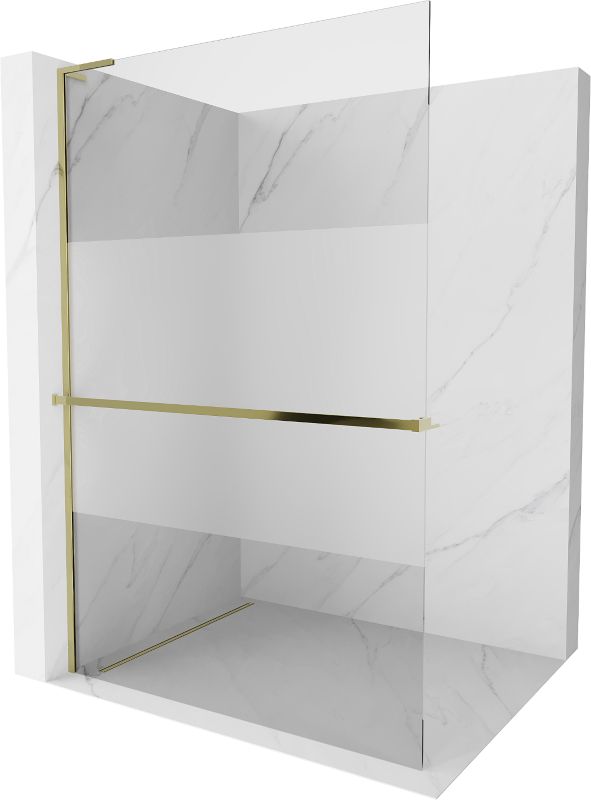Ścianka prysznicowa Mexen Kioto+ L szron/transparent 90x200 cm 800-090-123-50-35 1 szt.