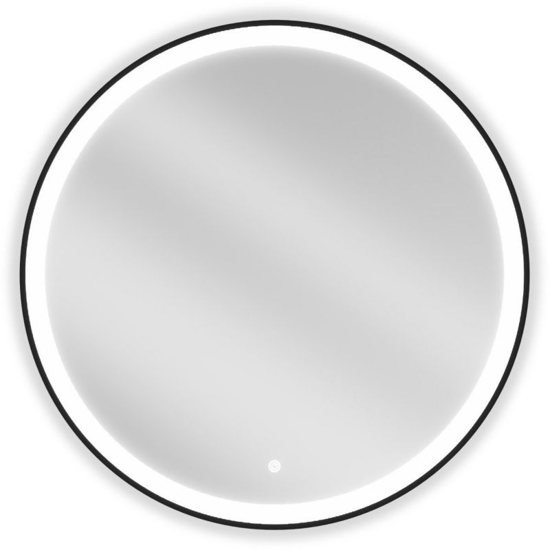 Lustro łazienkowe Mexen Esso czarne 80 cm 1 szt.