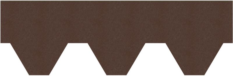 Gont Nexler trapez 80 cm brązowy 3 m2