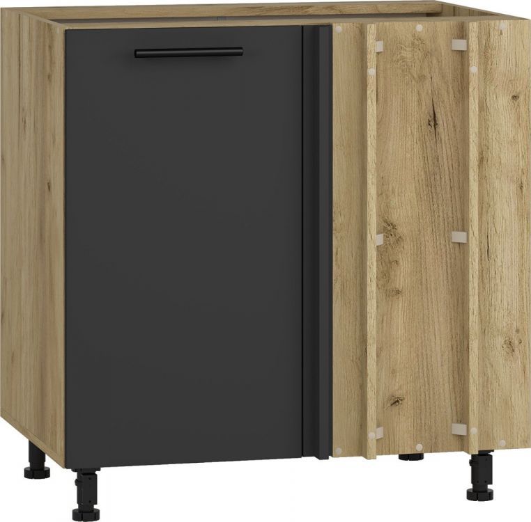 Szafka Halmar kuchenna narożna 100(80) VENTO DN-100/82 antracyt 1 szt