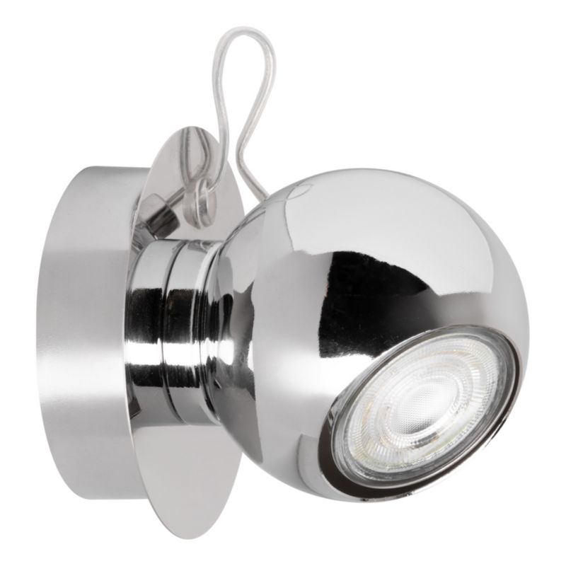 Kinkiet SPOT Light 1xGU10 Max.50W Elegancki Chrom w Klasycznym Stylu, Polski Producent, 1 szt.