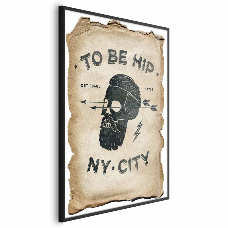 Plakat Artgeist To be hip 21x30 cm z ramą czarną 1 szt