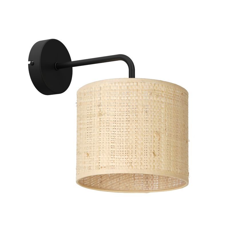 Kinkiet Luminex Rattan 1 x E27 beżowy