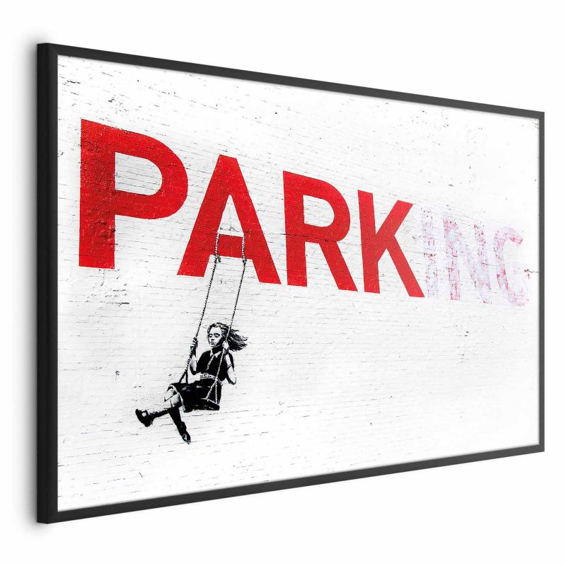 Plakat Artgeist Parking 30x21 cm z ramą czarną 1 szt