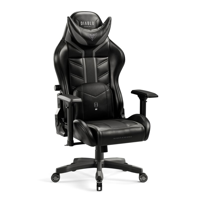 Fotel Gamingowy Obrotowy XL Diablo X-Ray 2.0 czarno-szary 1 szt