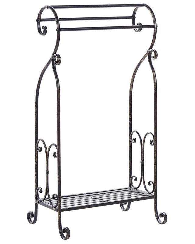 Stojak na ręczniki Linares Metal Czarny 1 szt.