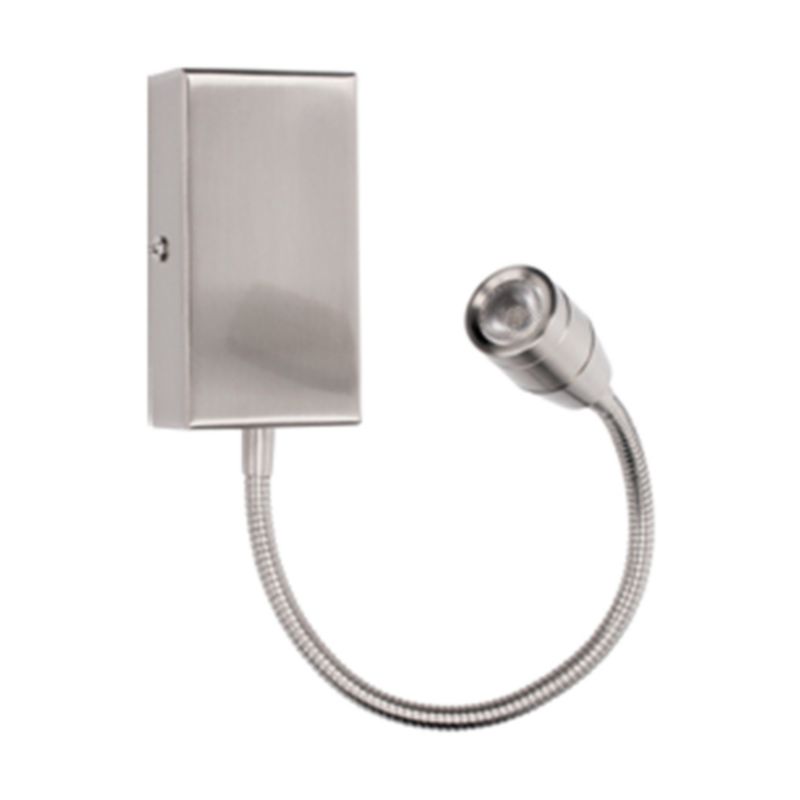 Kinkiet SPOT Light 1xLED Zintegrowany 1W Subtelna Satyna w Minimalistycznym Stylu, Polski Producent, 1 szt.
