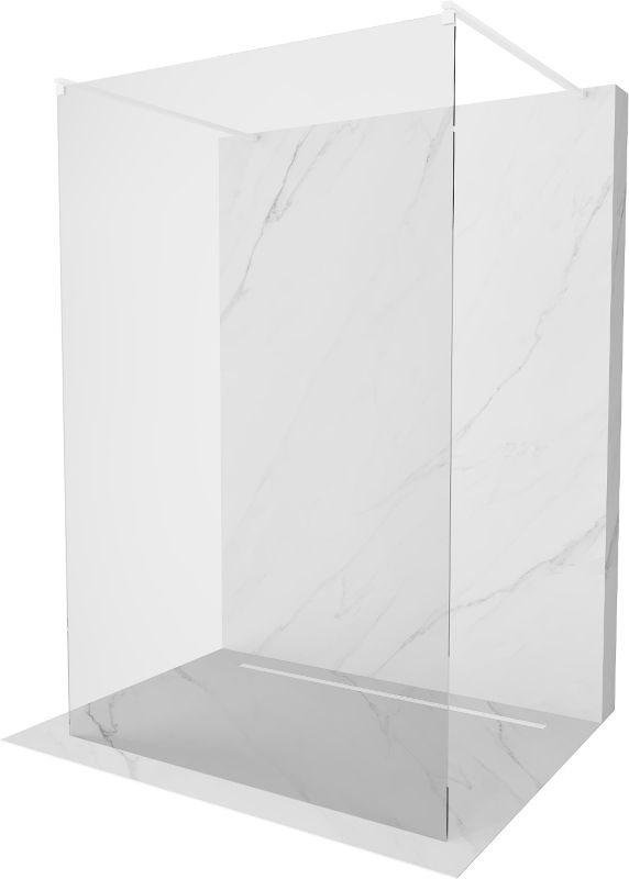 Ścianka prysznicowa Mexen Kioto biała 120x200 cm 800-120-002-20-00 1 szt.