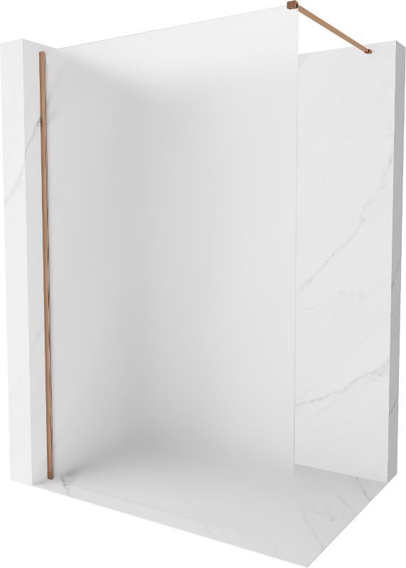 Ścianka prysznicowa Mexen Kioto-X różowe złoto 50x200 cm 800-050-101-60-30-X1 szt.