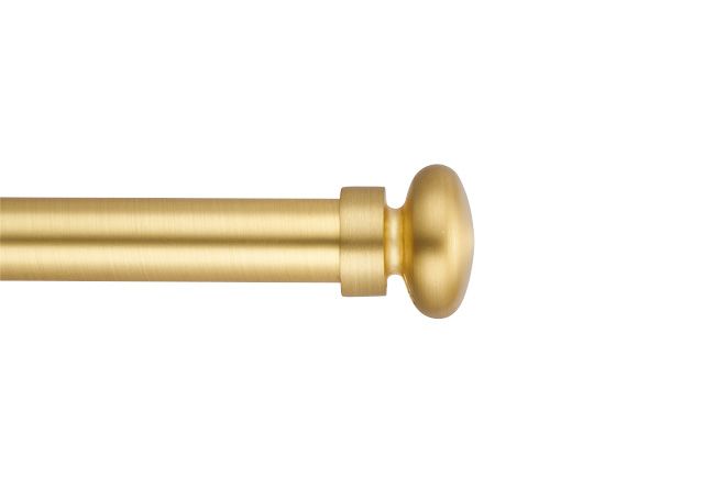 Zakończenie karnisza Flat 19 mm mosiądz