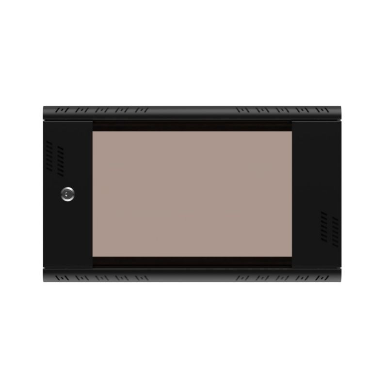 Szafa rack Extralink Premium 6U 600x450 Czarna beznarzędziowy montaż, montowana na ścianie 1szt