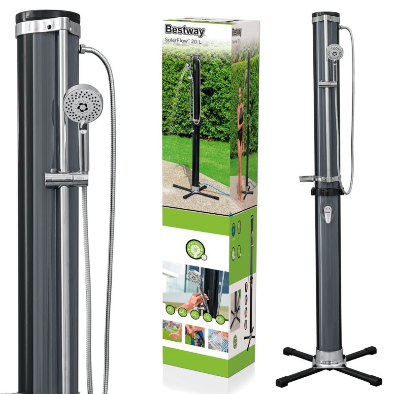 Przenośny prysznic ogrodowy Bestway solarny turystyczny 35l basenowy 1szt.