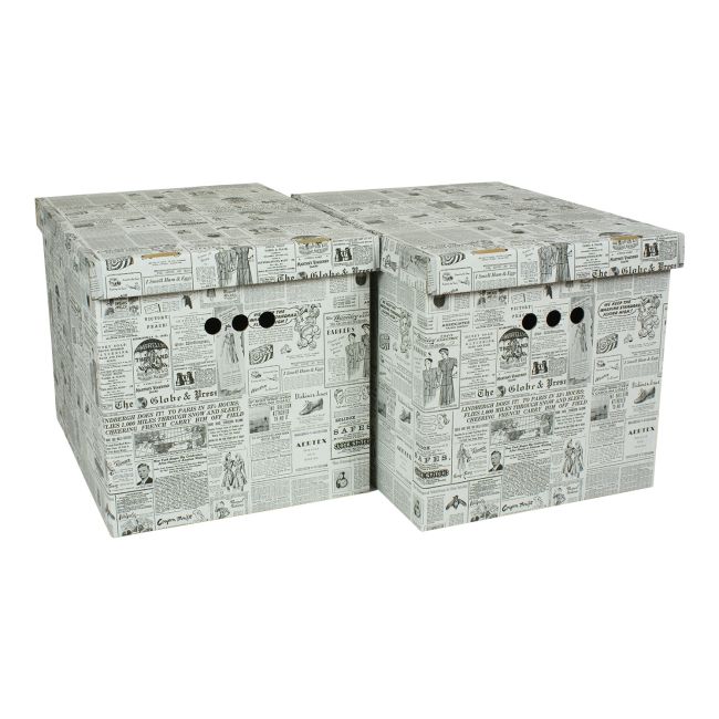 Pudło Gazeta XL białe 2 szt.